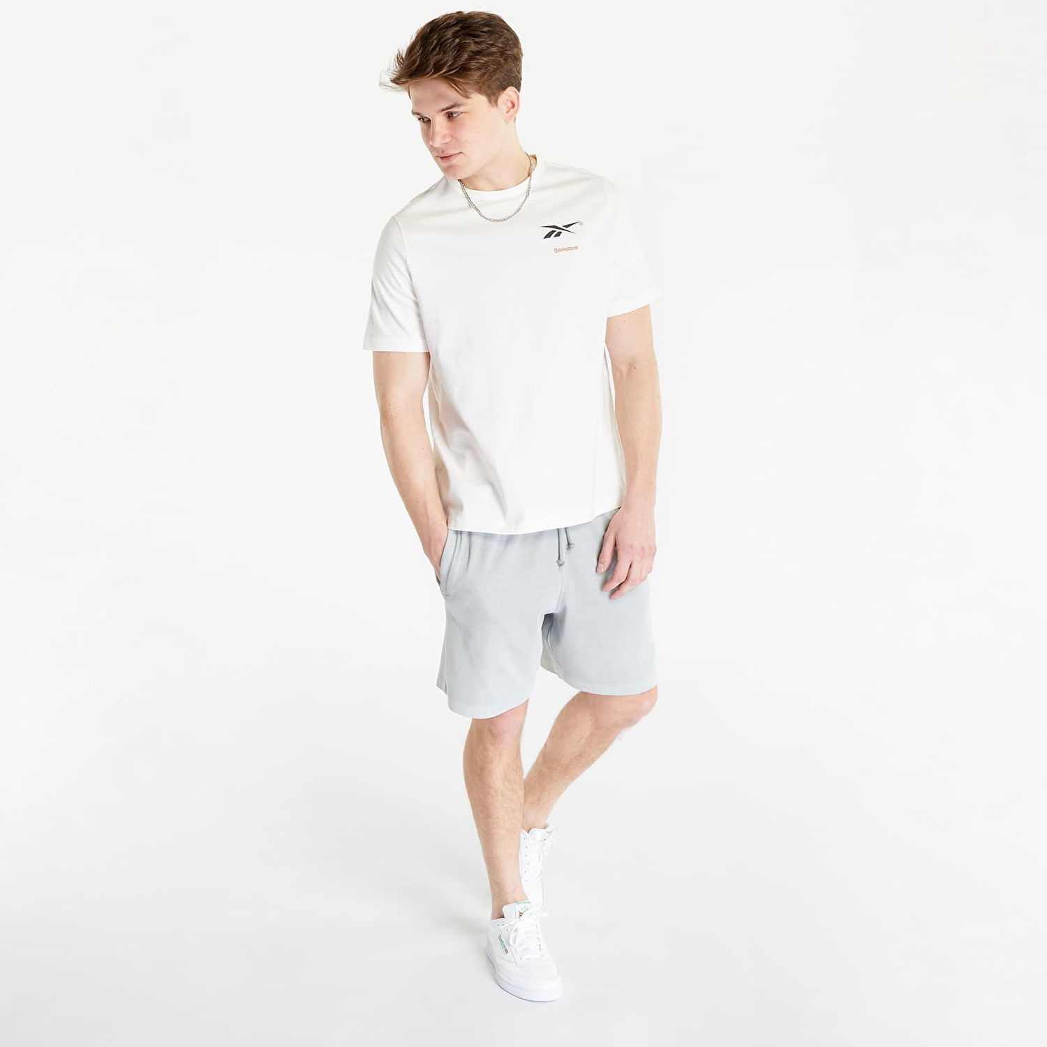 Tričko Reebok Basketball Ct Tee Biela | HN5804, 0