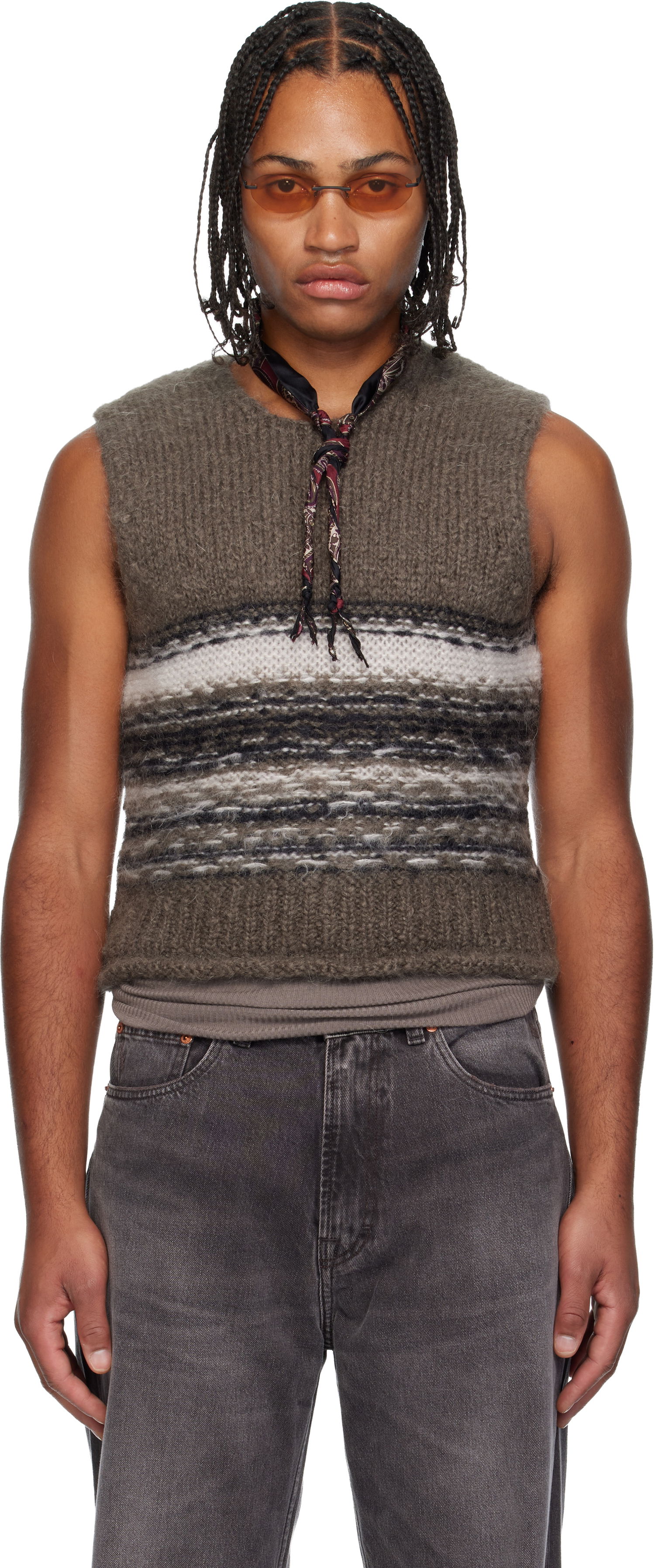 Sveter OUR LEGACY Pleaser Tank Sweater Rôznofarebný | M4253PB, 0