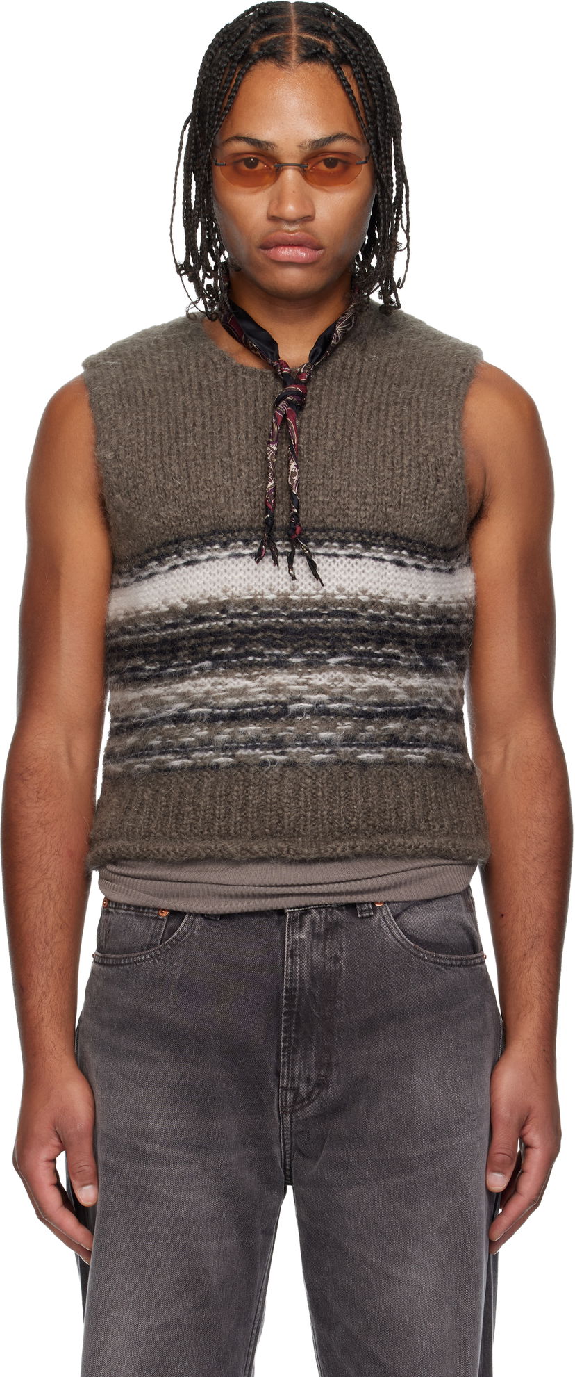 Sveter OUR LEGACY Pleaser Tank Sweater Rôznofarebný | M4253PB