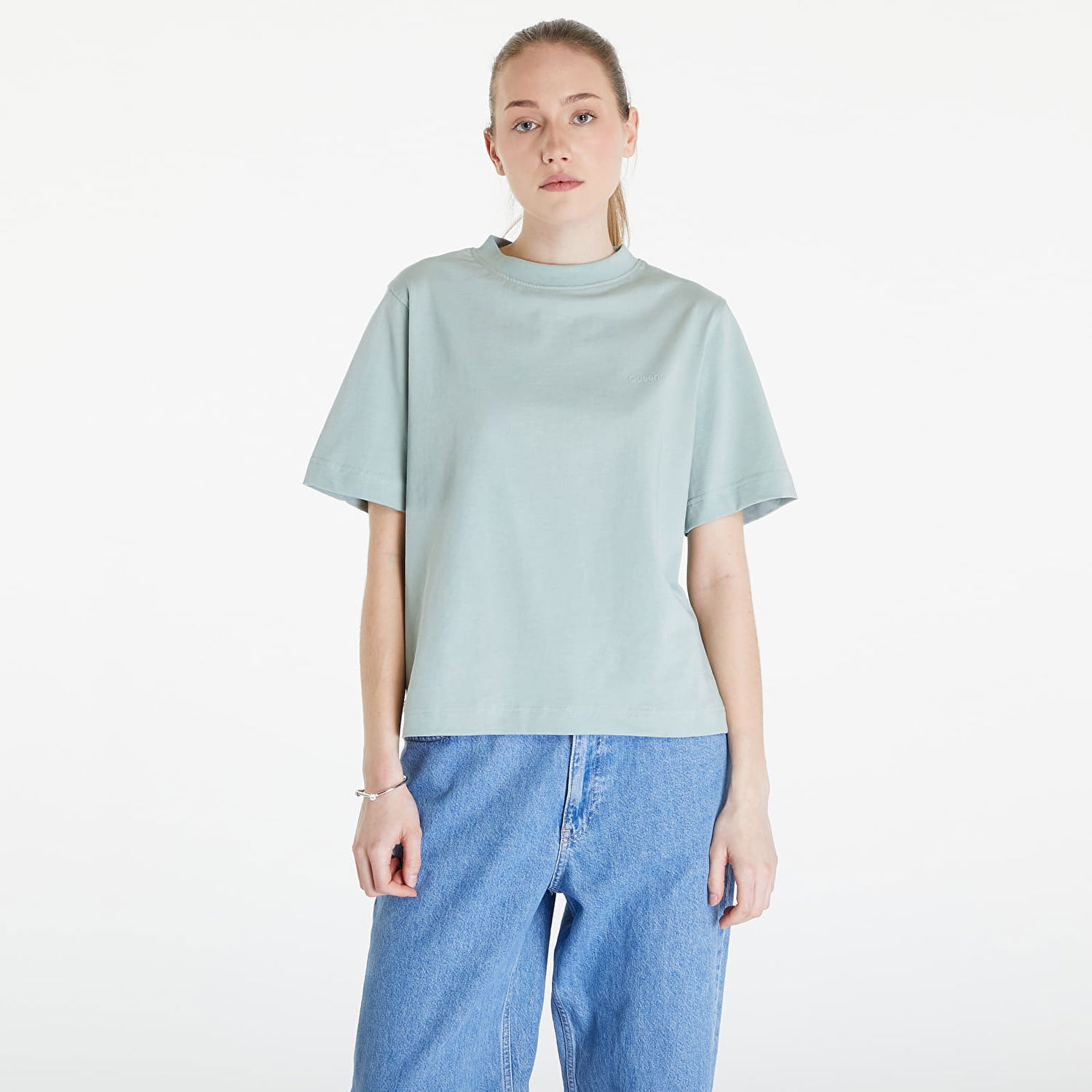 Tričko Queens Essential T-Shirt With Tonal Print 3-Pack Multicolour Fialová | QNS_012, 1