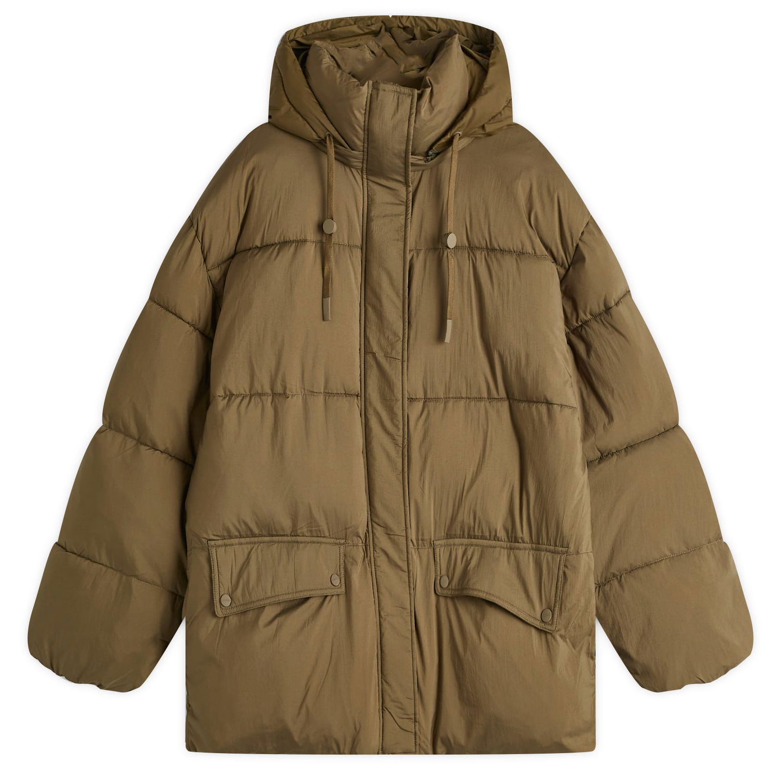 Prešívaná bunda CLOSED Cropped Puffer Jacket Zelené | C97937-69W-22-607, 0