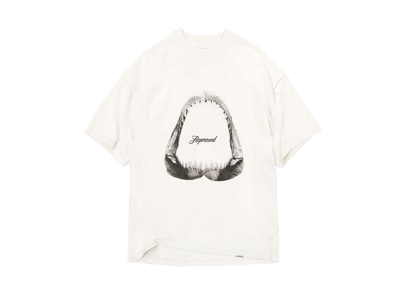 Tričko Represent Clo Represent Shark Jaws T-shirt Flat White Biela | M05237-72, 0