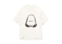 Represent Shark Jaws T-shirt Flat White