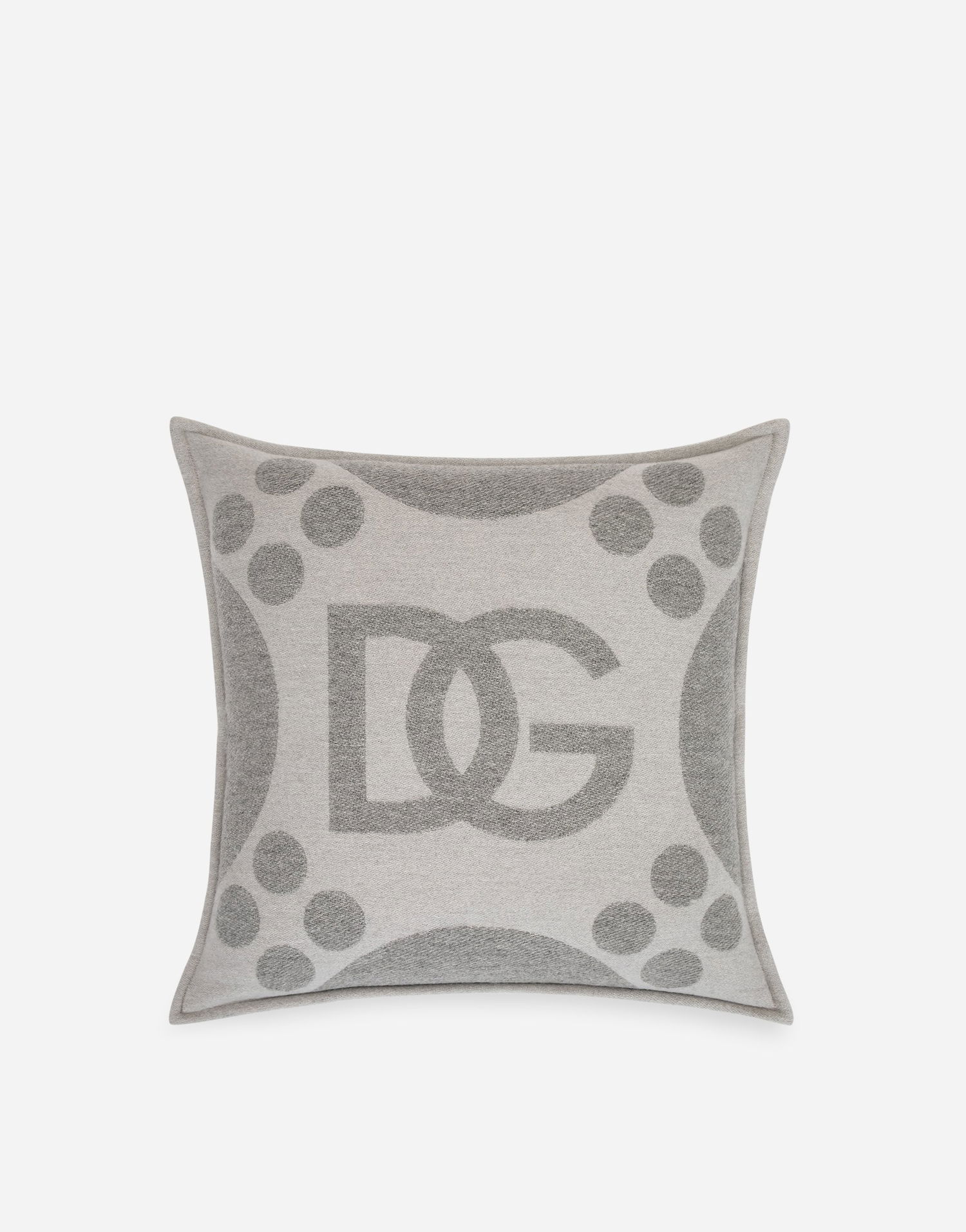 Home decor Dolce & Gabbana Wool Jacquard Cushion Medium Šedá | TCE008TCAN2U0060, 0