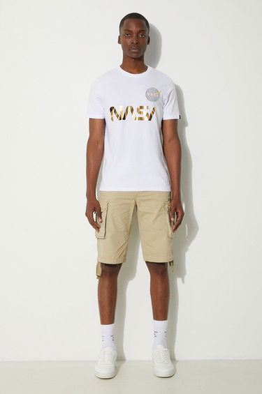 Šortky Alpha Industries Cargo Shorts Béžová | 191200.159, 1