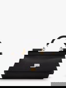 Dolce & Gabbana Sicily Small Dauphine Leather Top Handle Bag