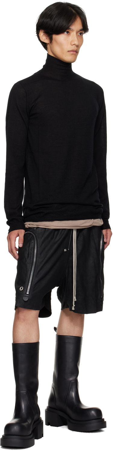 Sveter Rick Owens Rick Owens Concordians Level Turtleneck Sweater Čierna | RU02E1624 WS, 3