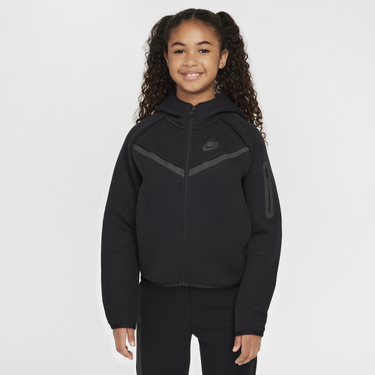 Mikina Nike Sportswear Tech Fleece Full-Zip Hoodie Čierna | HV8695-010, 4