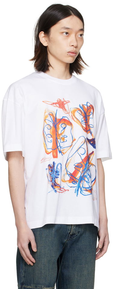 Tričko Études Julian Farade Edition Spirit Graphic Print T-Shirt Biela | E24MC134A00700, 4