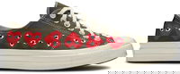 Comme des Garçons Play x Chuck 70 Low Top "Multi Heart"