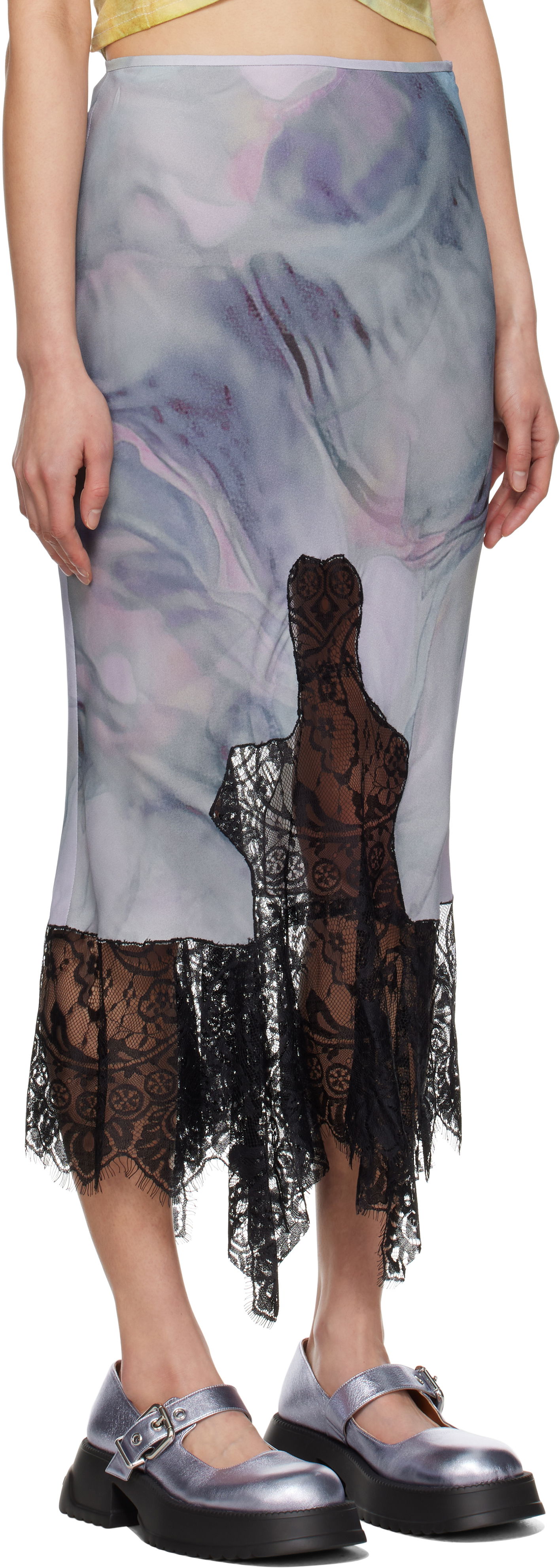 Sukňa Collina Strada Collina Strada Hiss Lace Midi Skirt Rôznofarebný | XX7120, 1