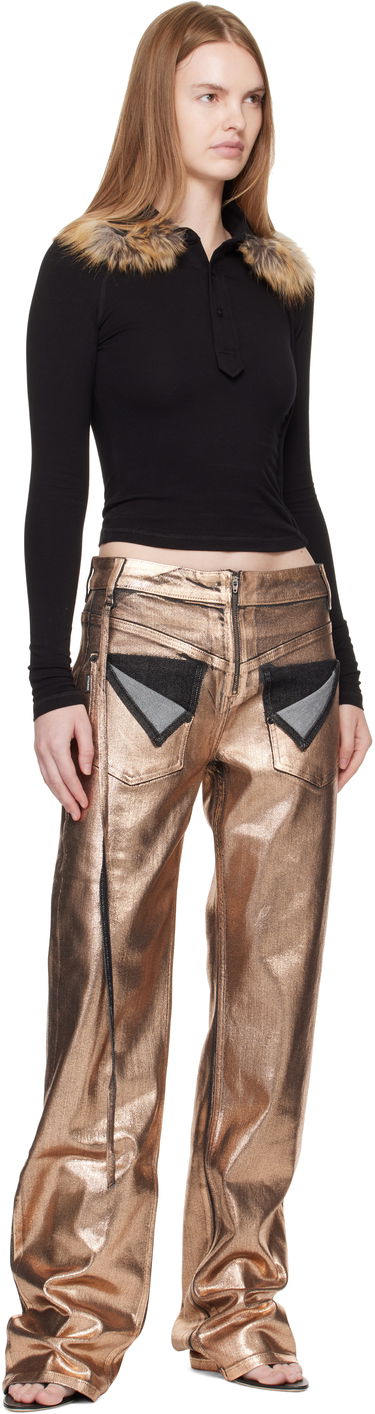 Džínsy Ottolinger Ottolinger Loose-Fit Jeans Metalická | 117-202817-01, 3