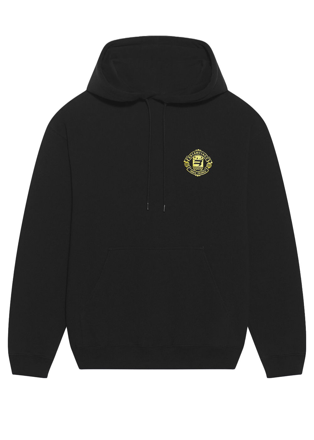 Mikina Balenciaga Quest Medium Fit Hoodie Čierna | 600583TLV601000, 0