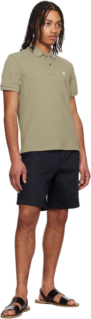 Polo tričko AMI AMI Paris Classic Ami De Coeur Polo Shirt 3XL Zelené | HPL060.760-375, 4