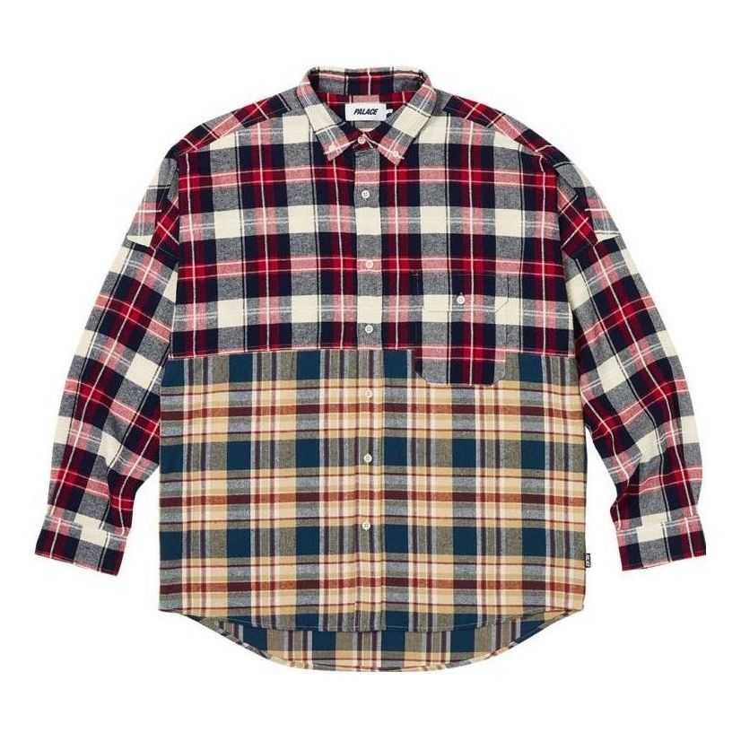Košeľa Palace Palace Checkmate Drop Shoulder Flannel Shirt Červená | PLC-FW23-016