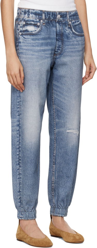 Džínsy rag & bone Miramar Terry Jogger Lounge Pants Modrá | WCW23F70008200, 1