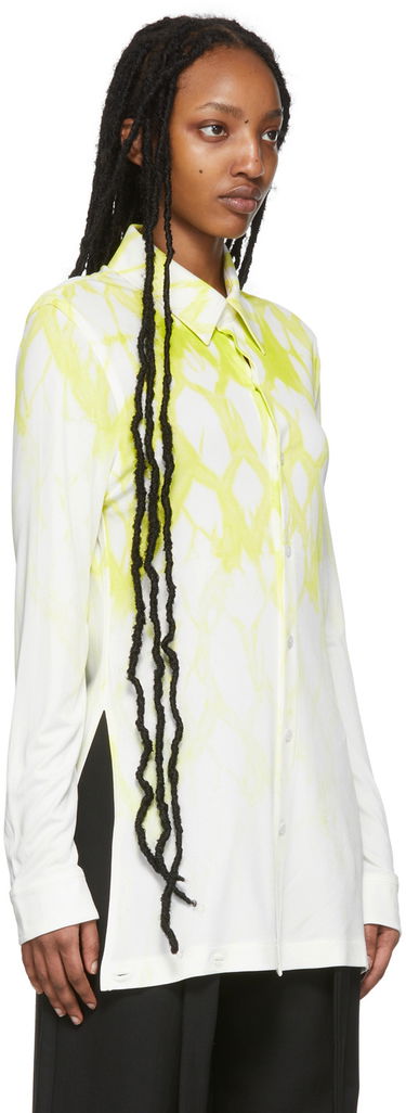 Košeľa Dion Lee Shibori Print Relaxed Shirt Biela | C5013R22, 1