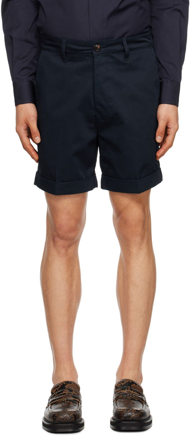 Šortky AMI Rolled Shorts Navy | HSO001.CO0020, 0