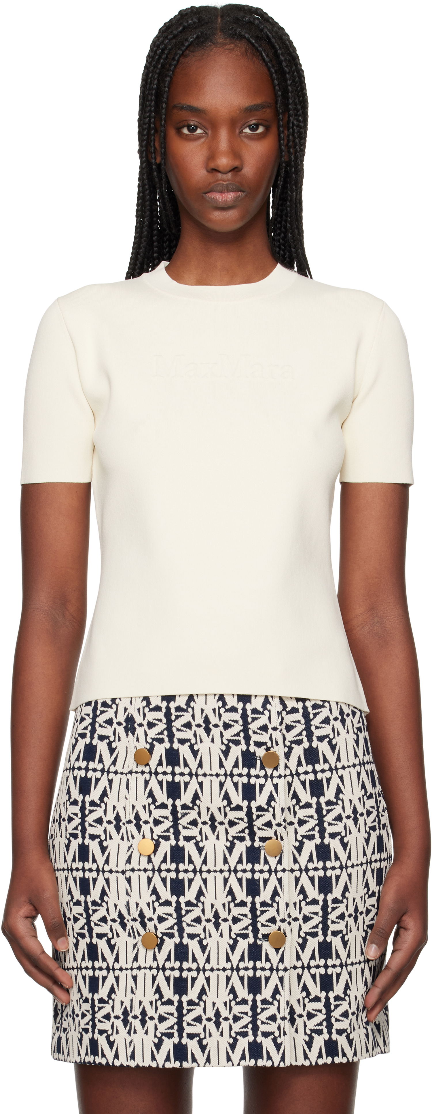 Sveter Max Mara Max Mara Segale Knit Sweater Biela | 2511361078600, 0