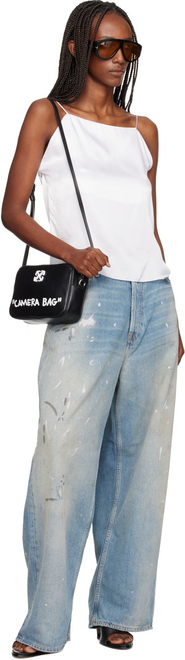 Taška cez rameno Off-White Jitney 'Camera Bag' Quote Leather Crossbody Bag Čierna | OWNN18CC99LEA0011001, 3
