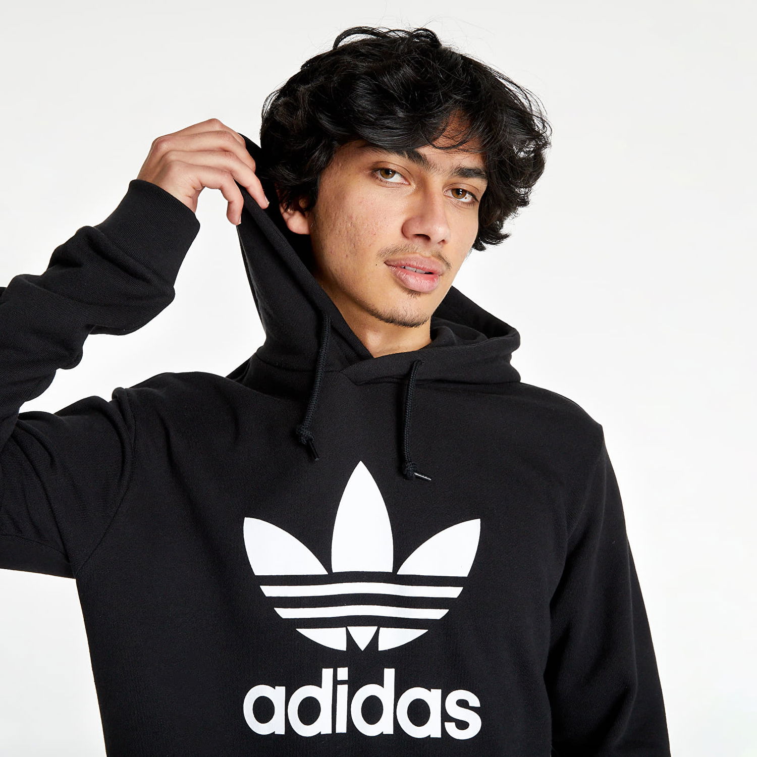 Mikina adidas Originals Trefoil Hoody Čierna | H06667, 1