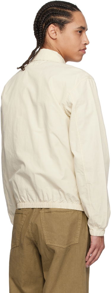 Vetrovka Polo by Ralph Lauren Ralph Lauren 'The Bayport' Mineral-Dyed Poplin Bomber Jacket Biela | 710961831002, 2