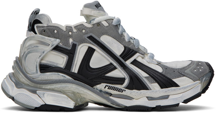 Tenisky a topánky Balenciaga Runner Sneakers "Gray & White" Šedá | 772774-W3RNY-9012, 0
