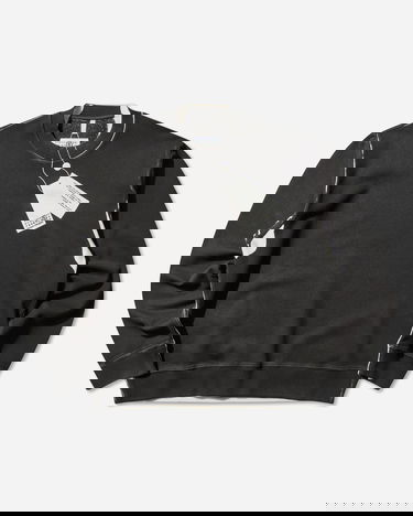 Mikina Maison Margiela Trompe l oeil Sweatshirt Čierna | SH2GU0023 101, 0