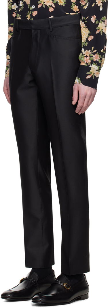 Nohavice Tom Ford Tom Ford Atticus Western Pocket Wool Silk Faille Trousers Čierna | PLPW01-WSS17, 3