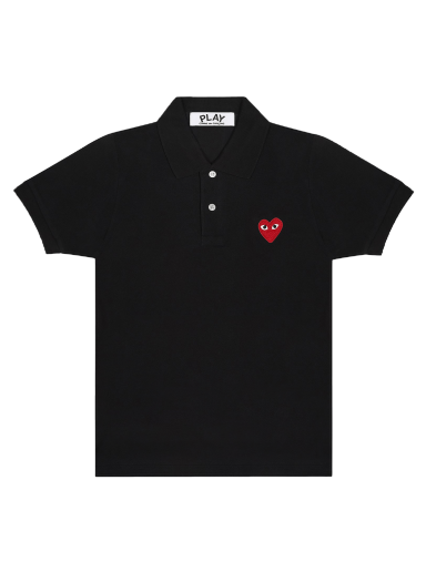 Polo tričko Comme des Garçons Play Heart Polo Tee Čierna | AZ T006 051 1