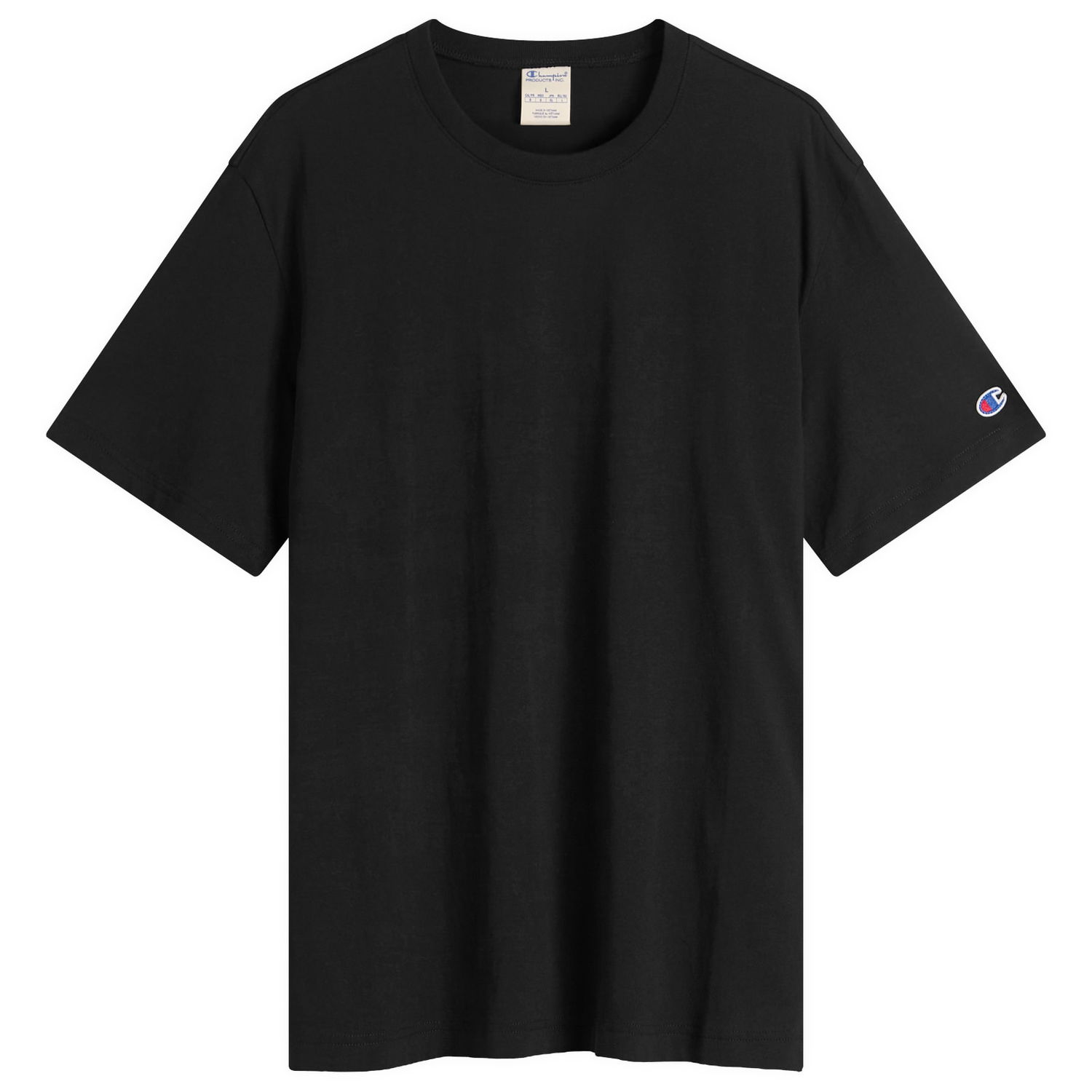 Tričko Champion Reverse Weave Loose Fit T-Shirt, Size Large Čierna | 220761-KK001, 1