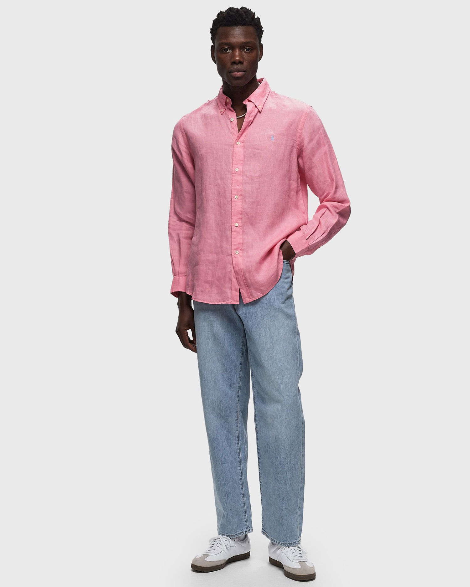 Košeľa Polo by Ralph Lauren Ralph Lauren Long Sleeve Sport Shirt XXL Ružová | 710794141027, 1