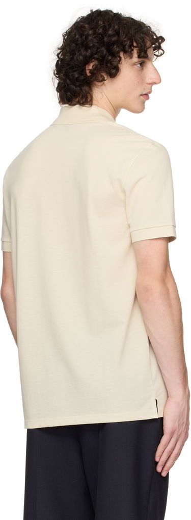 Polo tričko BOSS Embroidered-Logo Polo Shirt Biela | 50468362, 2