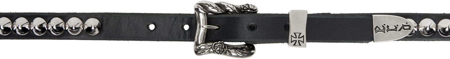 Opasok Enfants Riches Déprimés Enfants Riches Déprimés Classique Cloutée Studded Leather Belt Čierna | 140-212, 0