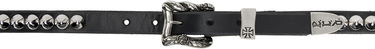 Opasok Enfants Riches Déprimés Enfants Riches Déprimés Classique Cloutée Studded Leather Belt Čierna | 140-212, 0