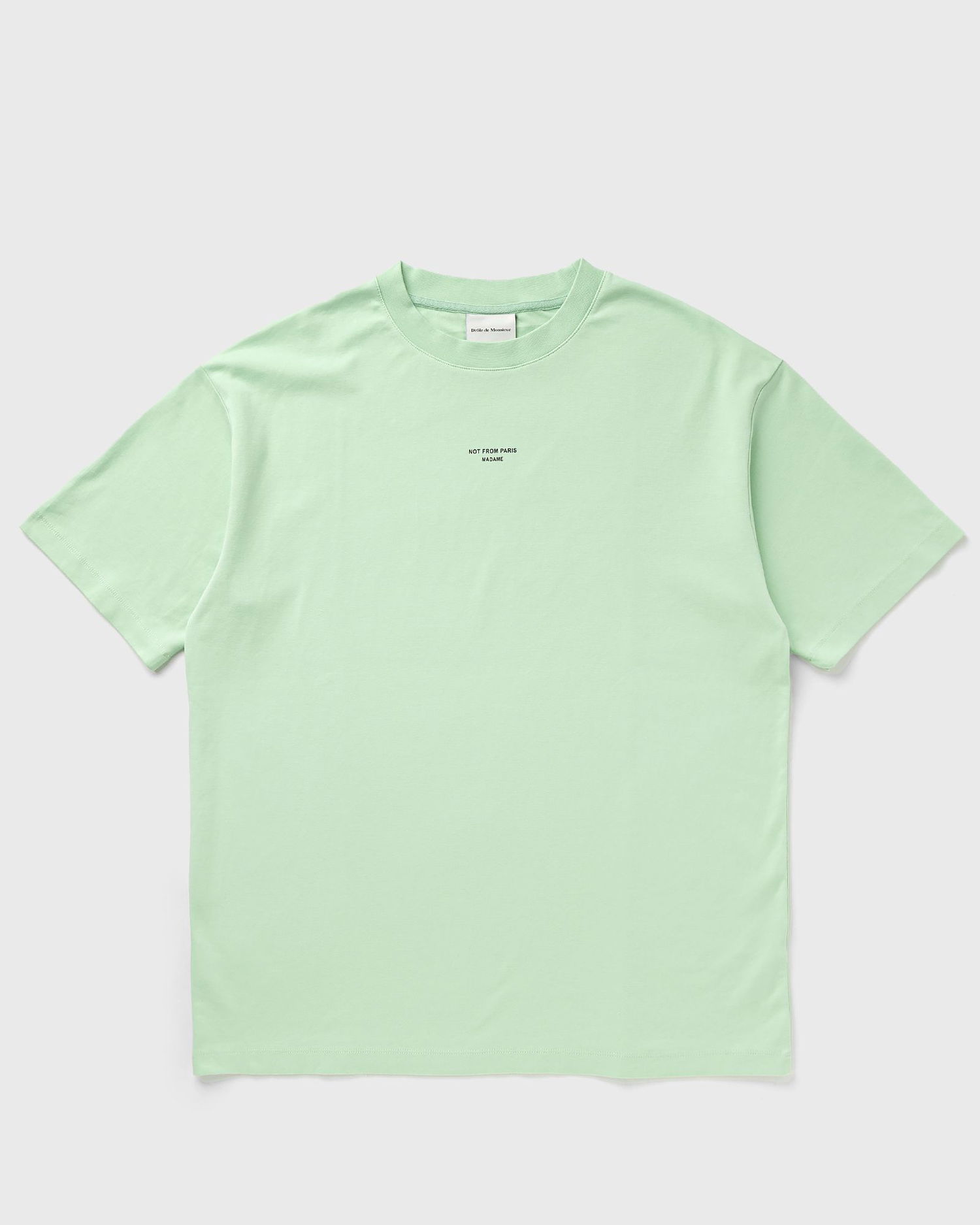Tričko Drôle de Monsieur Drole de Monsieur Slogan Classique T-Shirt XXL Zelené | G-TS202-CO002-LGN, 0