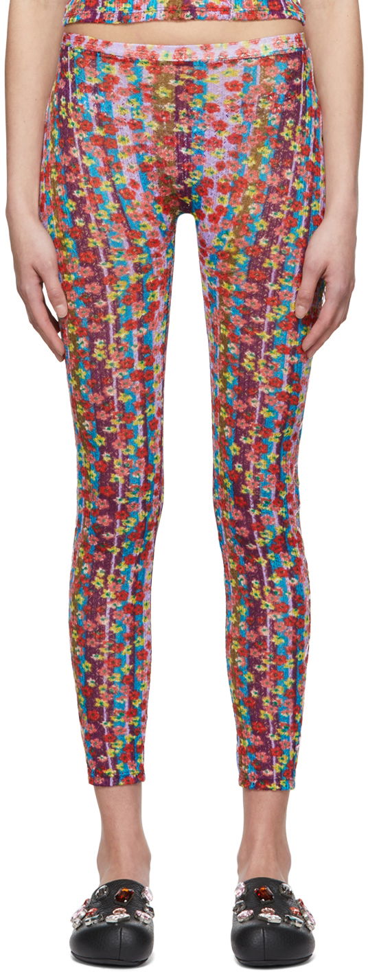 Legíny Collina Strada Collina Strada Floral Print Leggings Rôznofarebný | XX6390 DEADSTOCK LACE, 0