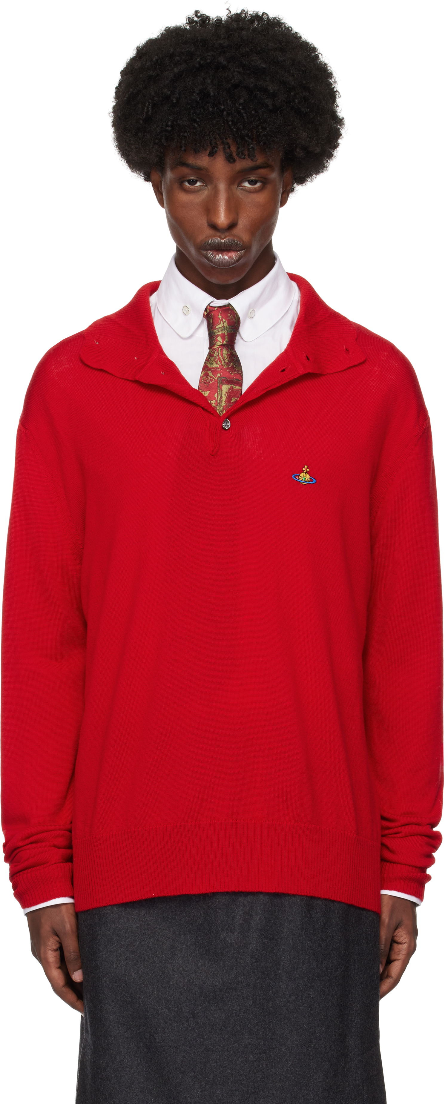 Sveter Vivienne Westwood Turtleneck Červená | 27010027-Y0006-, 0