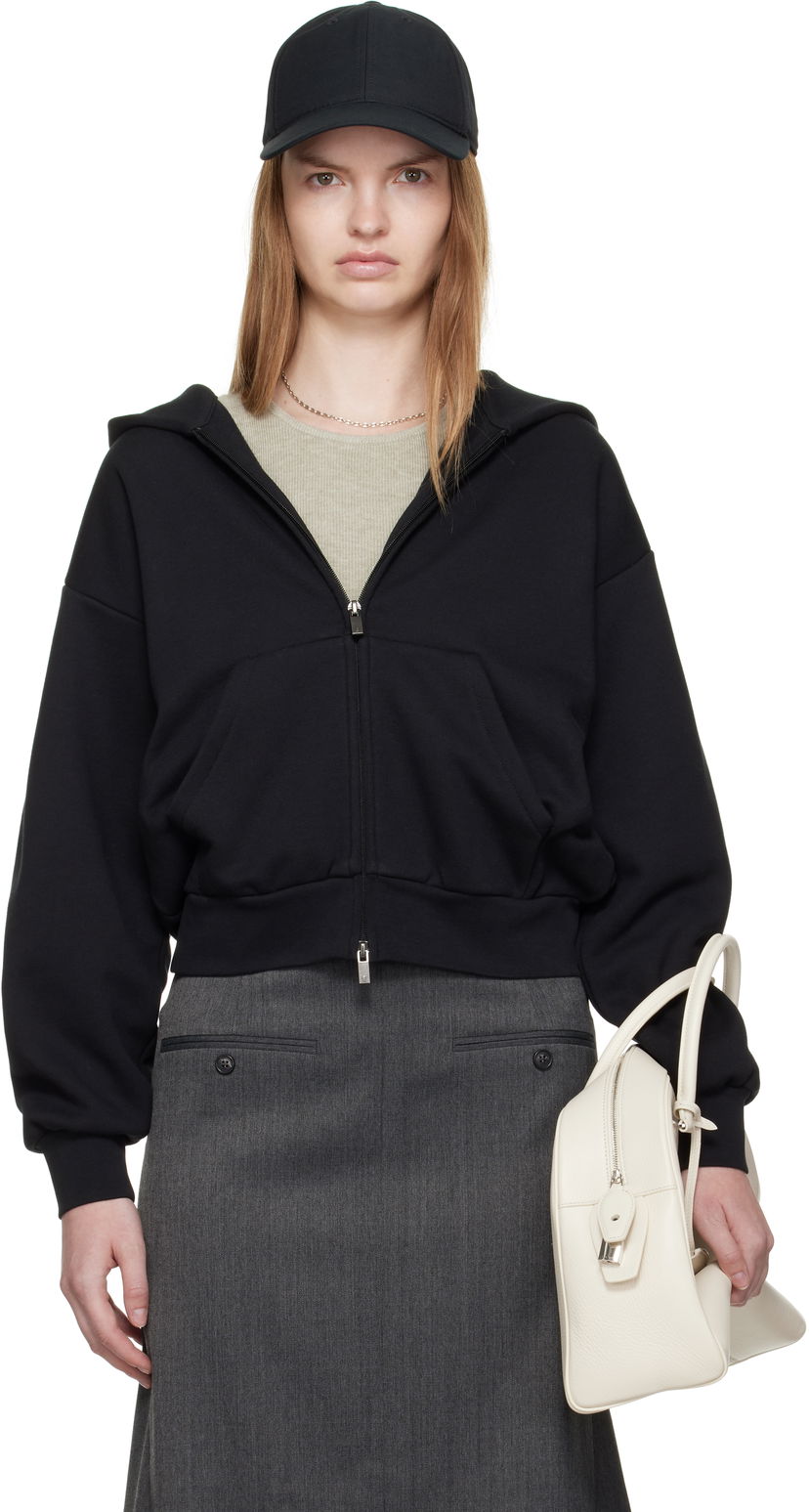 Mikina Fear of God Fear of God ESSENTIALS Classic Fit Zip-Up Hoodie Čierna | 192SP255090FW