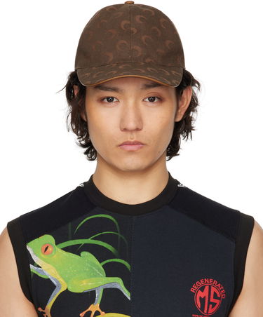 Šiltovka Marine Serre Marine Serre Moon Jacquard Twill Baseball Cap Hnedá | UHG049A CWOV0063, 0