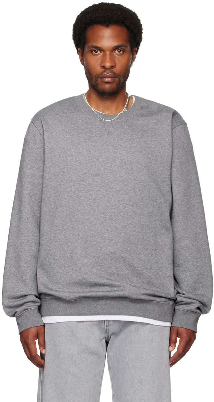 Sveter SKIMS Fleece Lounge Crewneck Sweatshirt Šedá | TP-PLO-5424M, 0