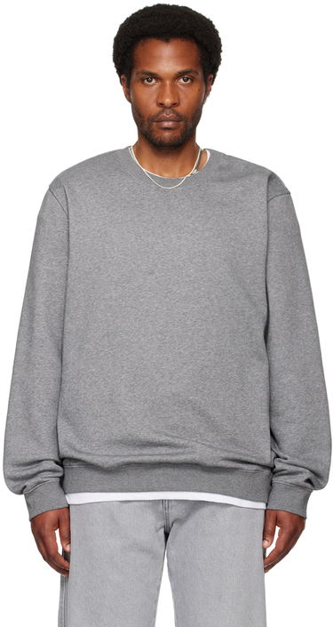 Sveter SKIMS Fleece Lounge Crewneck Sweatshirt Šedá | TP-PLO-5424M, 0