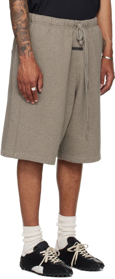 Šortky Fear of God Fear of God ESSENTIALS Fleece Basketball Shorts Šedá | 160SP254553F, 1