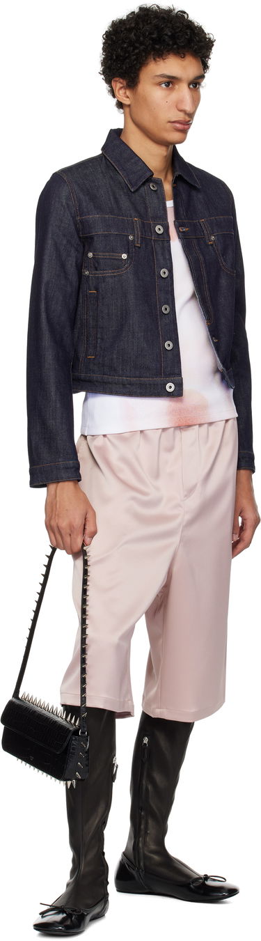 Bunda Jean Paul Gaultier Jean Paul Gaultier 'The Inverted' Cropped Denim Jacket Modrá | 25/33-F-VE089-D019-55, 3