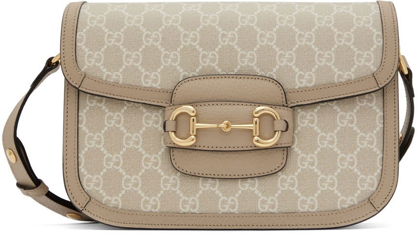 Taška cez rameno Gucci 1955 Horsebit Shoulder Bag Béžová | 602204 UULBG, 0