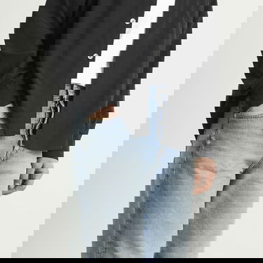 Džínsy Won Hundred Genoa Distressed High-Waist Wide-Leg Jeans Modrá | 3672-15028, 5