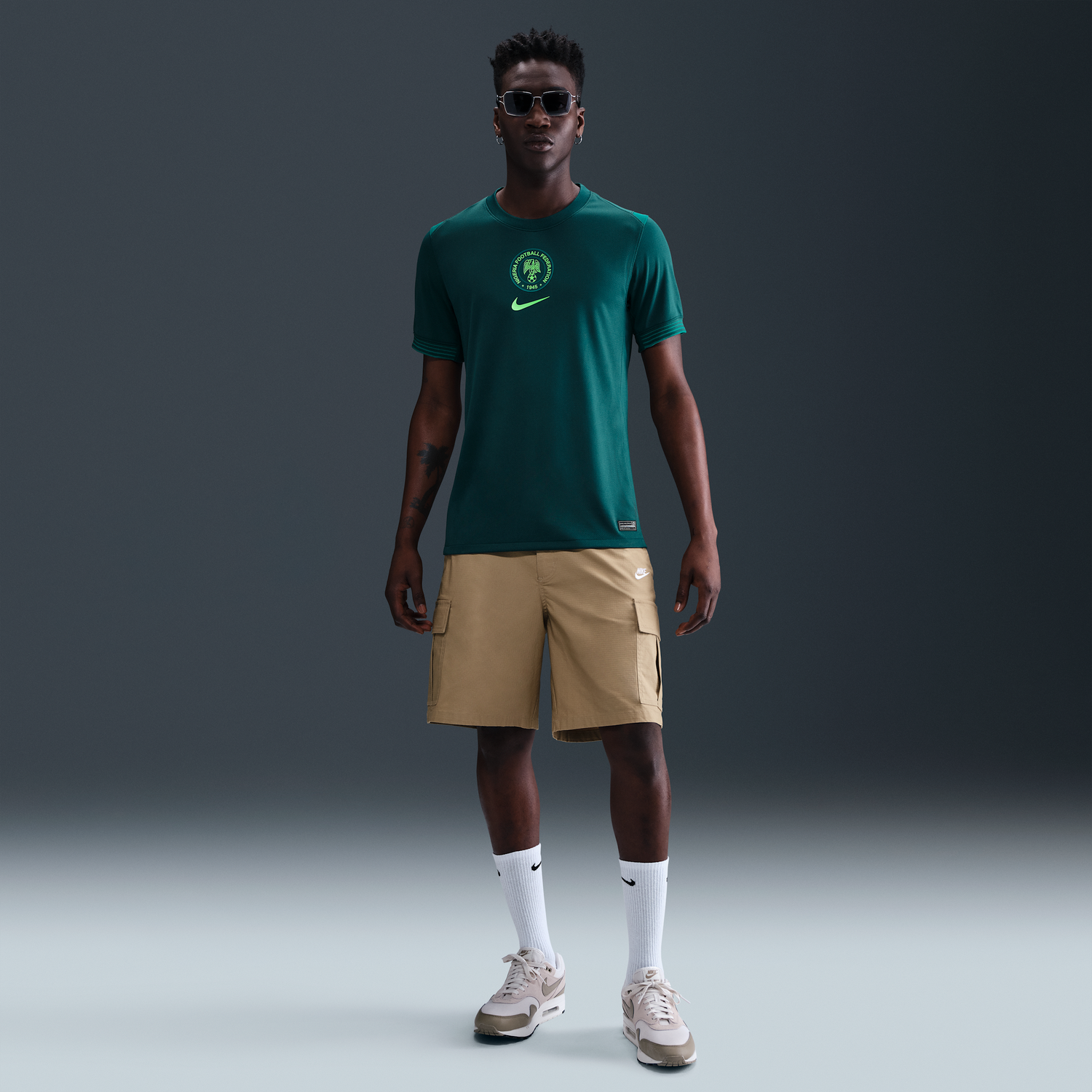 Dres Nike Nigeria Stadium 2025 Dri-FIT Replica Jersey Zelené | FZ9026-483, 1