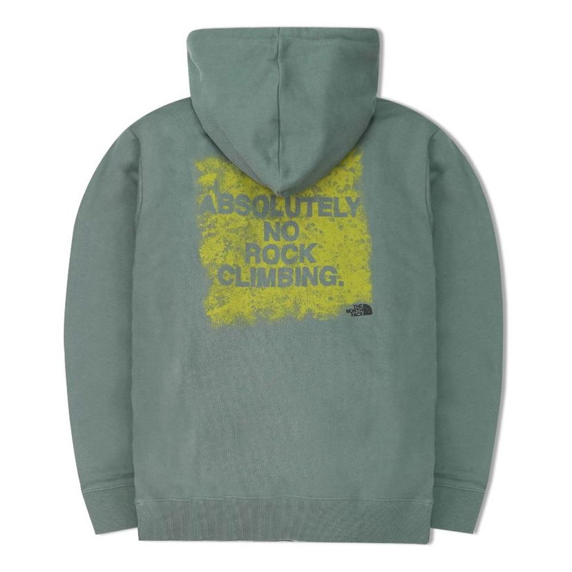 Mikina The North Face Logo Print Hoodie Zelené | NF0A5JUO-117