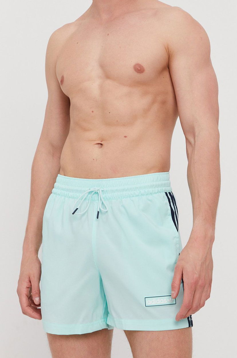 Plavky adidas Originals adidas Originals Swim Shorts Tyrkysová | HB1826