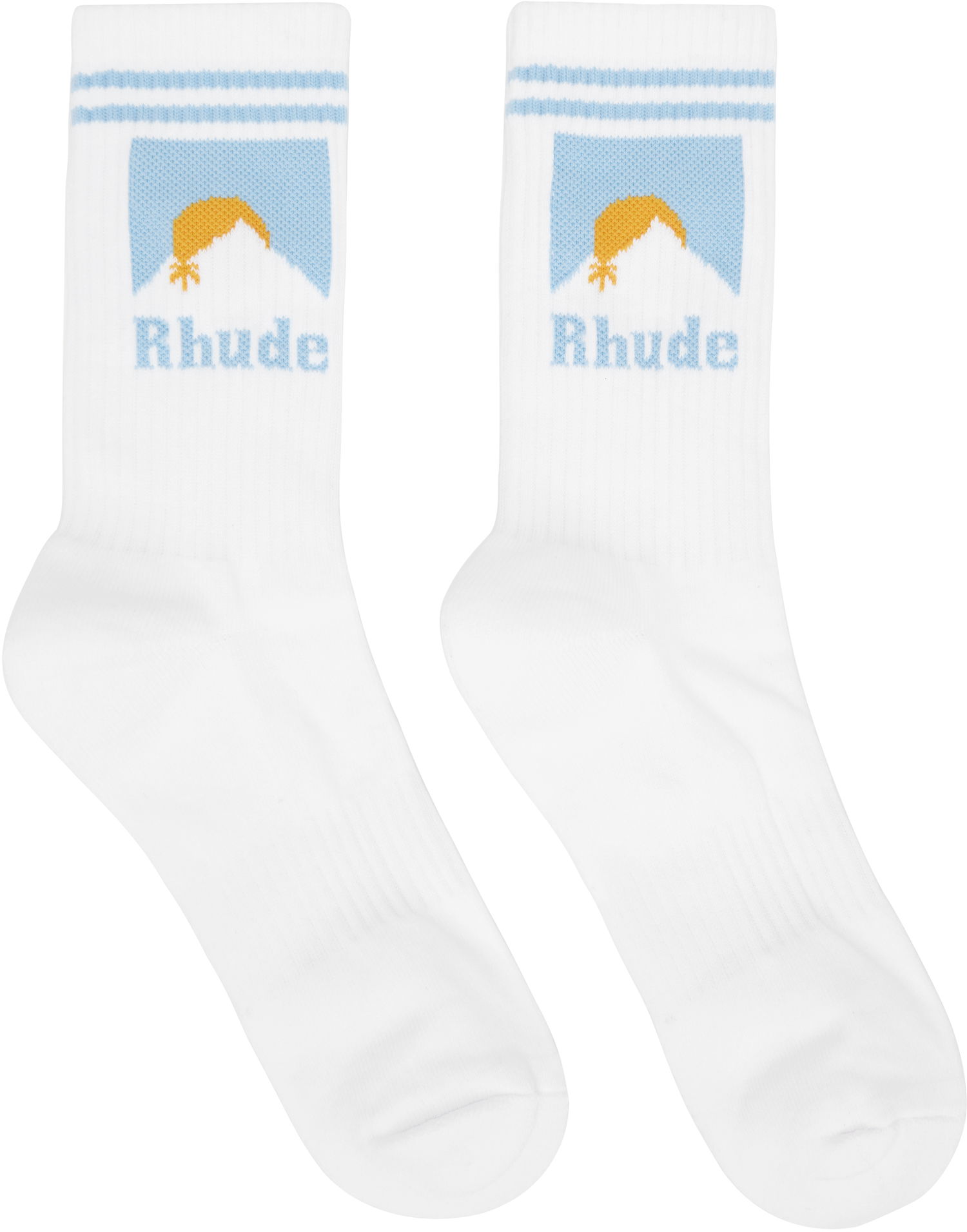 Ponožky Rhude Rhude Moonlight Socks Biela | RHSS25SO02227, 0
